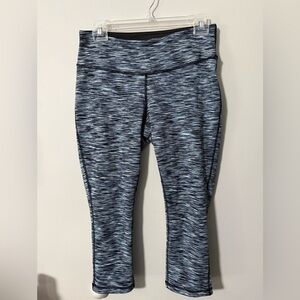 Womens Tek Gear Blue Athletic Capri Leggings